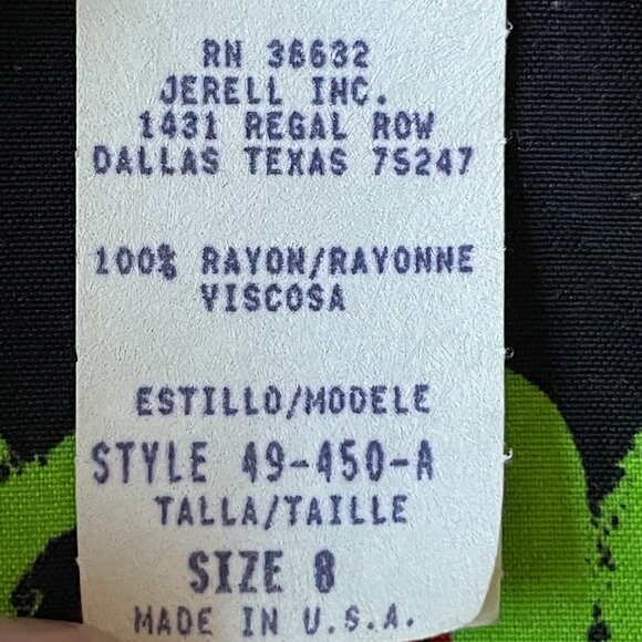 Ali Miles Womens 8 M Full Zip Artsy Whimsical Print Jacket Vintage Maximalist - Picture 8 of 9